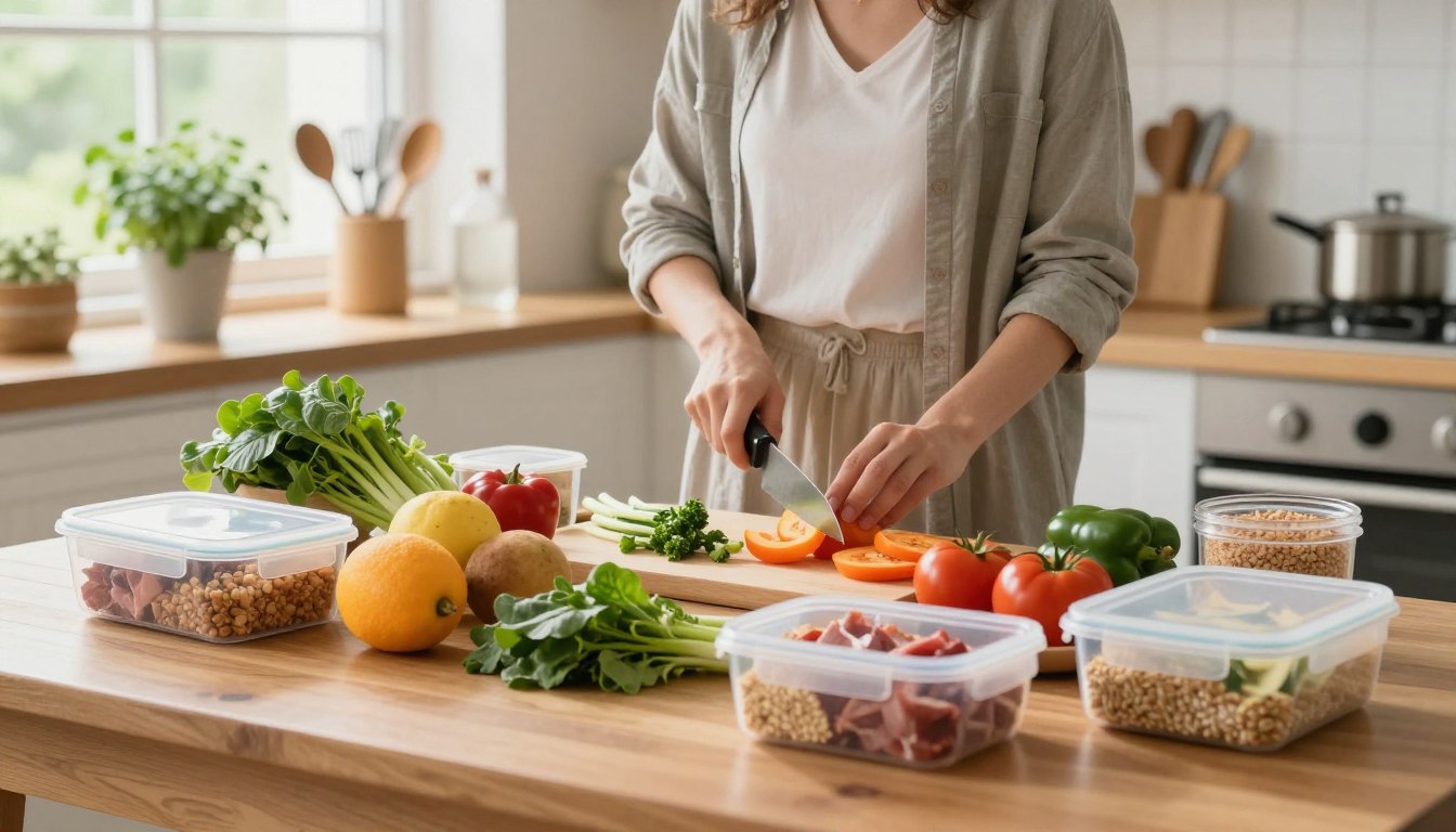 The Stress-Free Kitchen: 5 Meal Prep Habits for Automatic Portion Control meal prep for weight loss, portion control, healthy eating habits, meal planning