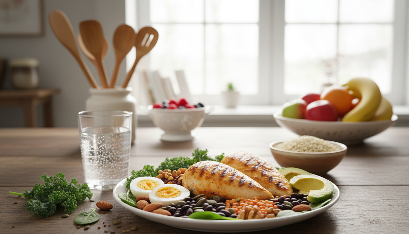 The Protein-First Method: The Secret to Staying Full While Losing Fat high protein diet, satiety, weight loss nutrition, muscle preservation, hunger m