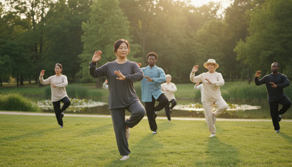 Tai Chi walking  Tai Chi for beginners  Mindful walking  Tai Chi balance exercis