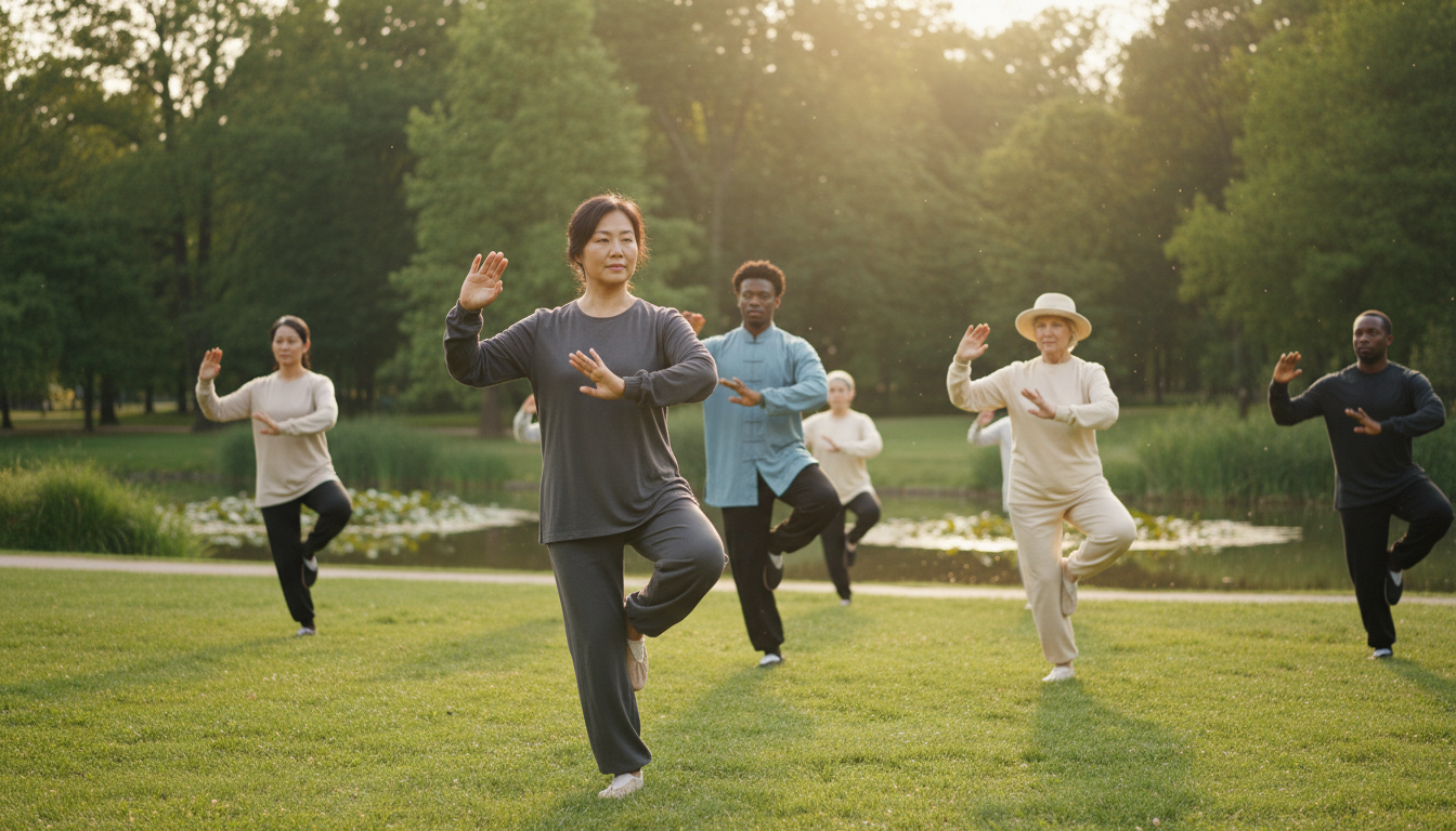 Tai Chi walking  Tai Chi for beginners  Mindful walking  Tai Chi balance exercis