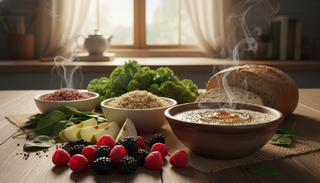 fiber for weight loss, gut health, blood sugar stability, satiety, prebiotic foo