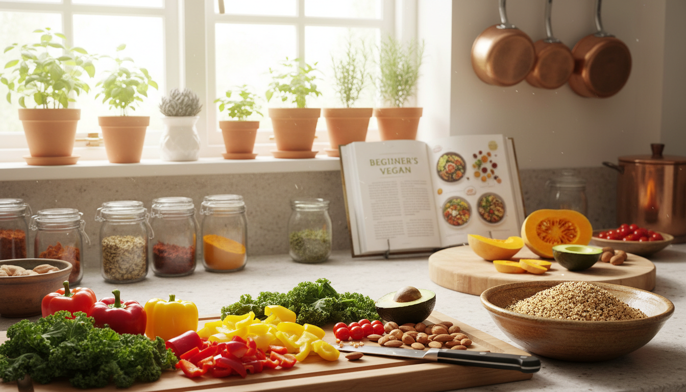 Vegan diet guide  Transitioning to veganism  Plant-based benefits  Vegan nutriti