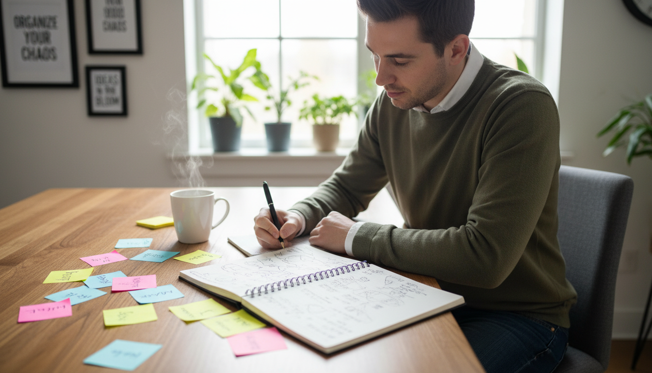 brain dumping, mental decluttering, emotional hygiene, stress management, focus