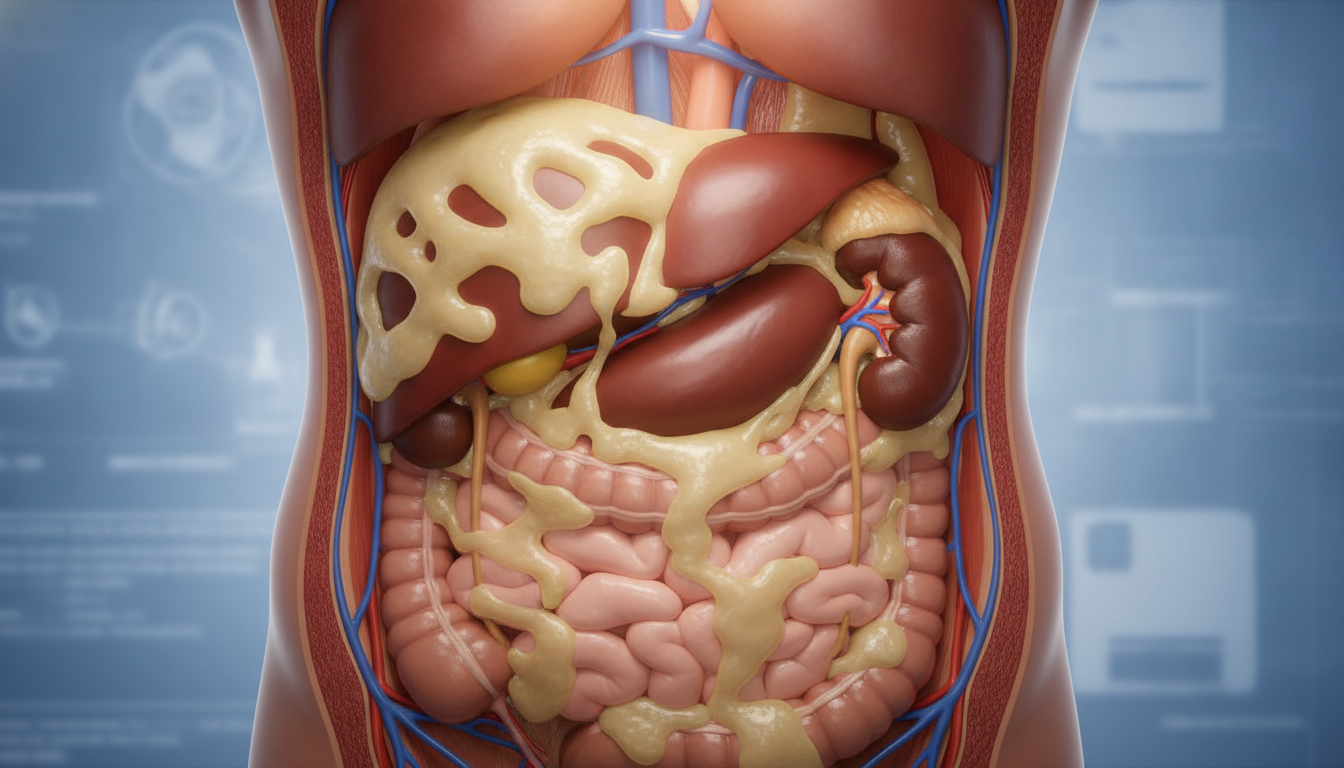 visceral fat, visceral fat health risks, insulin resistance, metabolic syndrome,