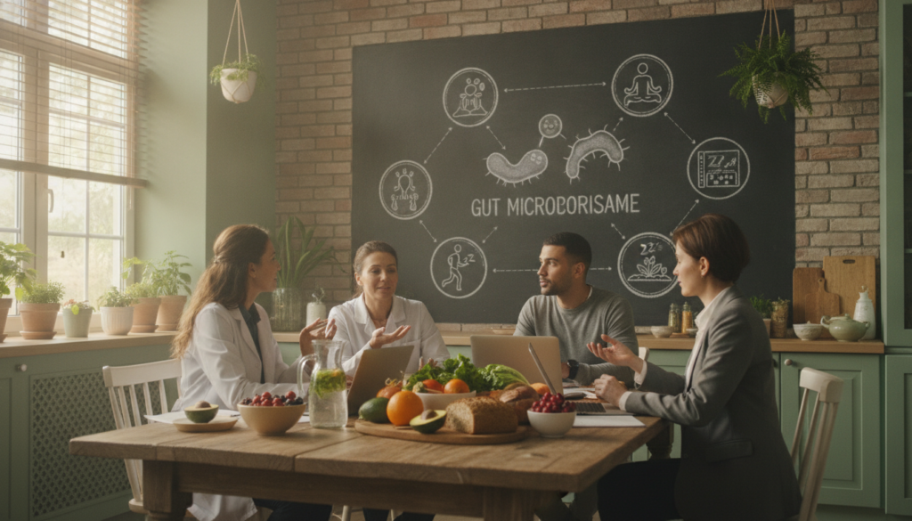 Lifestyle medicine, gut health, microbiome health, healthy eating,