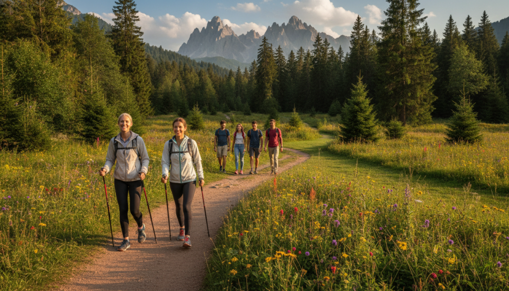 outdoor fitness, outdoor fitness trends, outdoor workouts, hiking fitness, trail