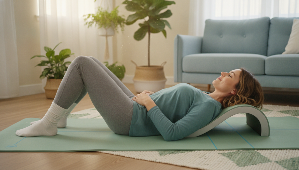 home spinal decompression stretch your spine at home at-home traction devices