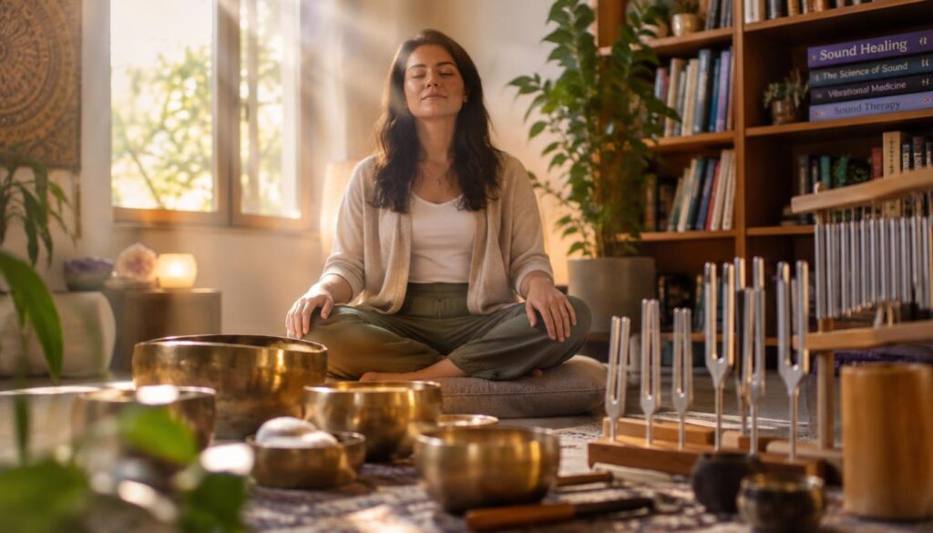sound healing science, brainwave entrainment, binaural beat, relaxation frequenc